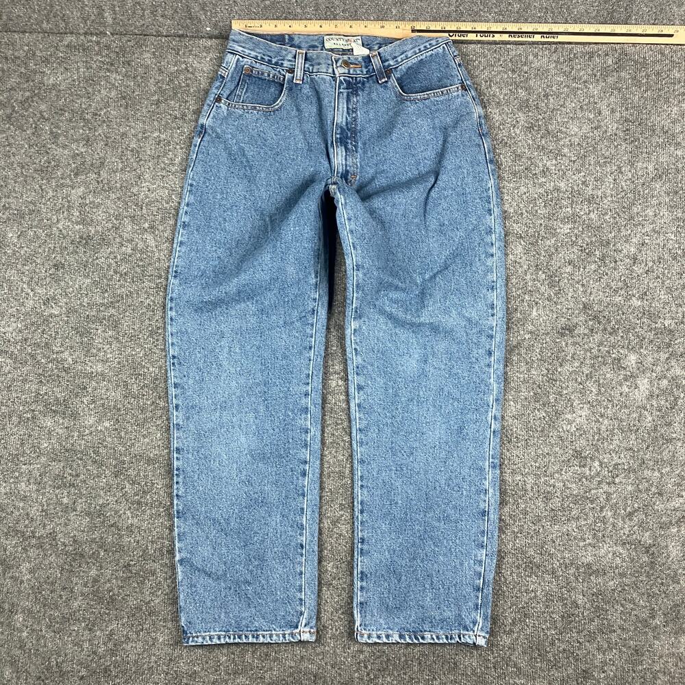 County‎ Seat Jeans Womens 11/12 Relaxed Fit Medium Wash Vintage 90s Denim